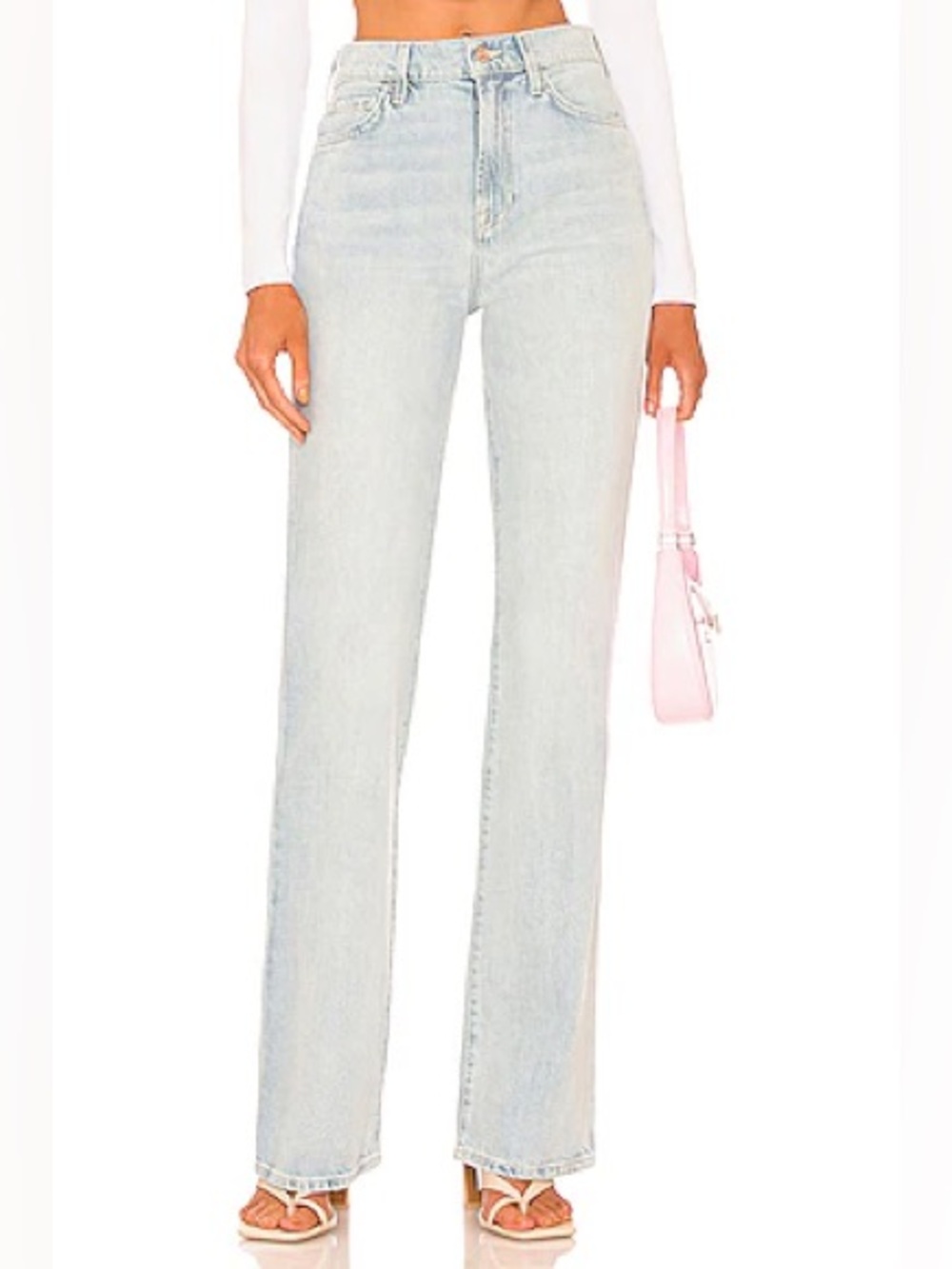 Light Wash Easy Boot Cut Jeans